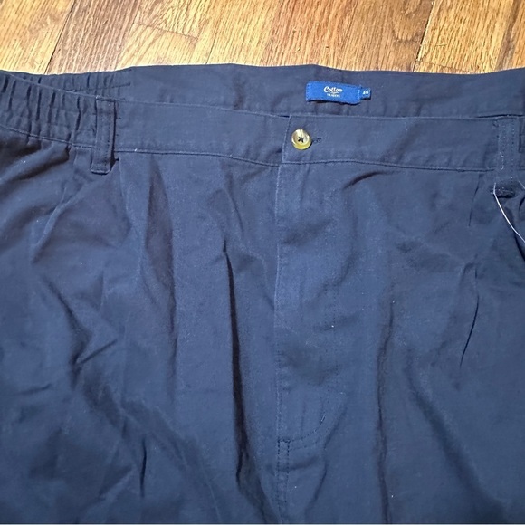 Cotton Traders French Blue Elastic Waist Trousers Men’s Size 48 x 31 Chinos NWT - Picture 5 of 10